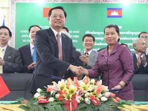 Vietnam dan Kamboja mendorong kuat kerjasama tentang pekerjaan inspektorat.